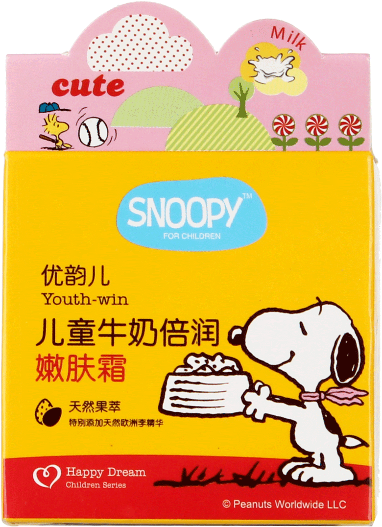 SNOOPY儿童牛奶倍润嫩肤霜
