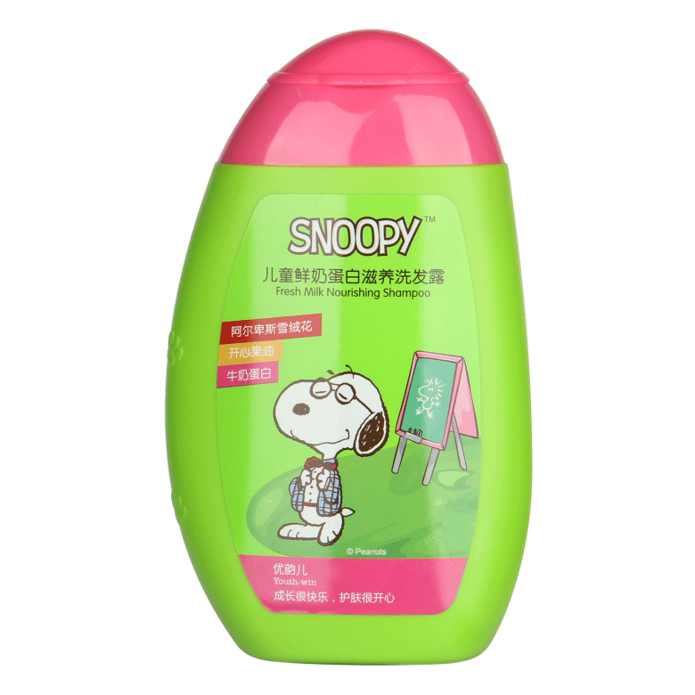 SNOOPY儿童鲜奶蛋白滋养洗发露 