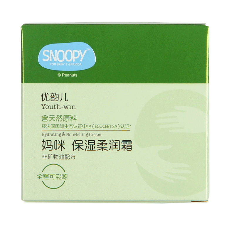 SNOOPY妈咪保湿柔润霜正面