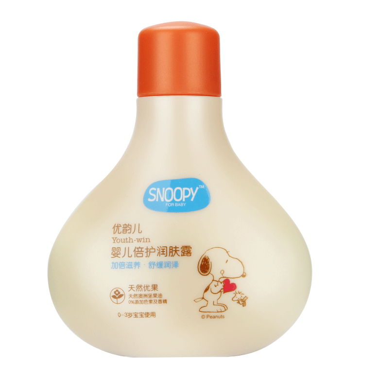 SNOOPY婴儿倍护润肤露 正面