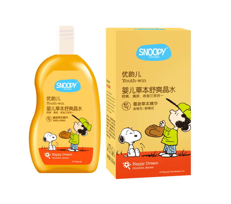SNOOPY婴儿草本舒爽晶水