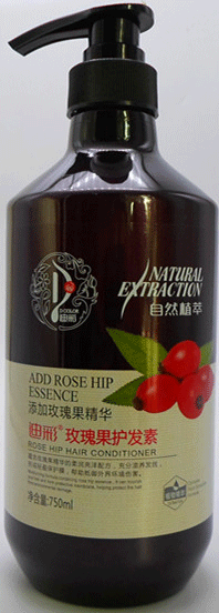 迪彩玫瑰果护发素750ml